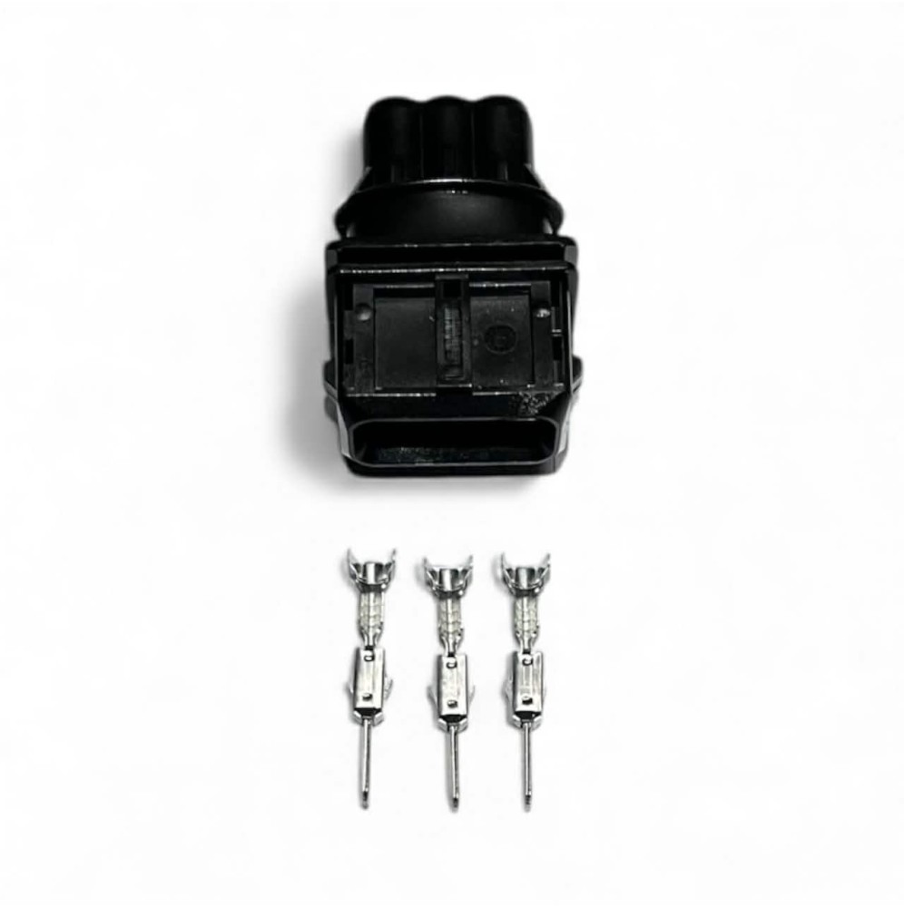 Connecteur AMP 3 voies femelle + cosses