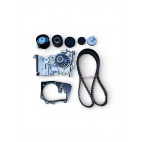 Kit distribution complet + pompe a eau k4m avec bouchons d'aac