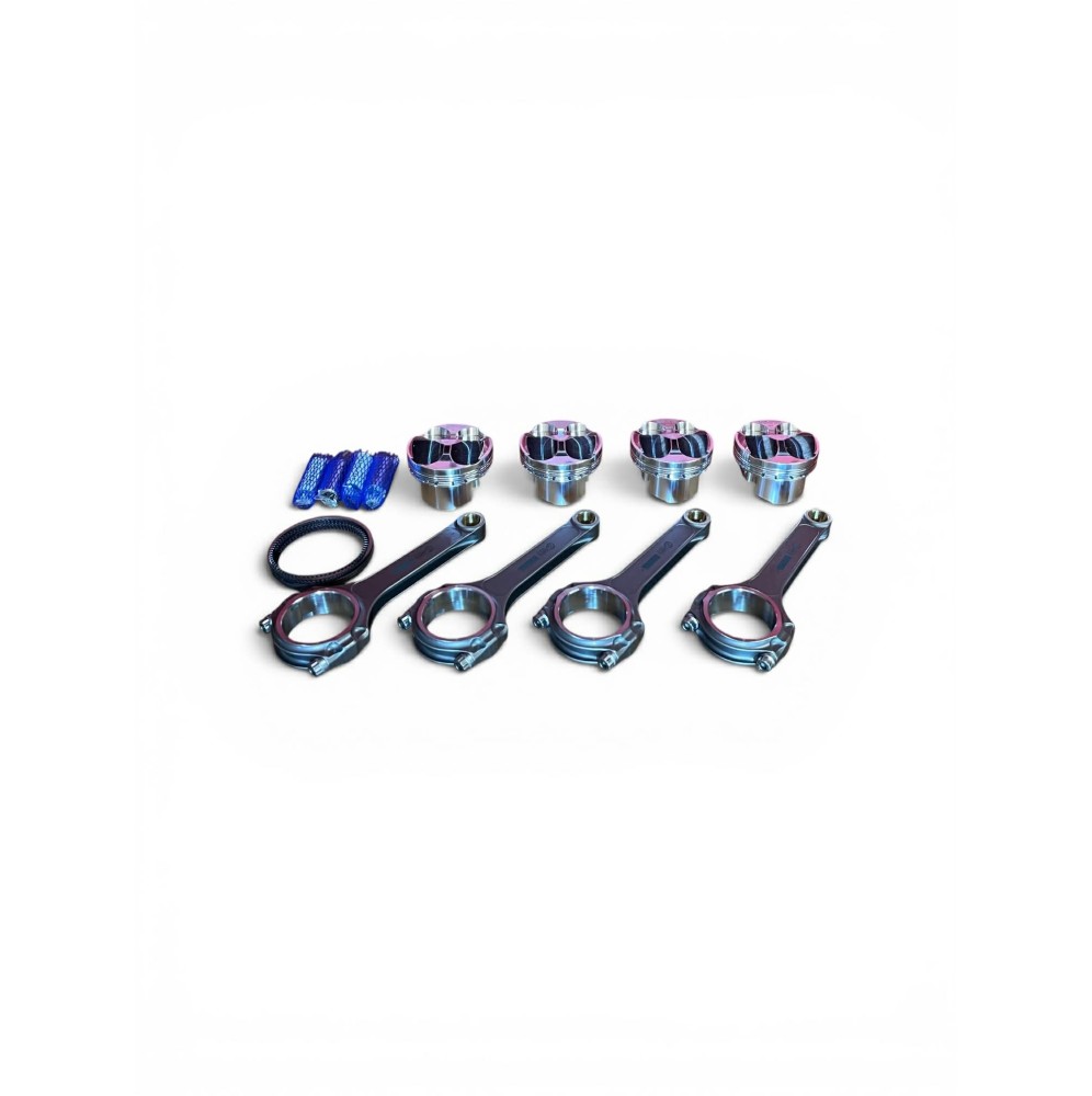 Kit bielles forgées saenz 163.00 mm + pistons forgés TRAUM xu10 CH 29.15 mm