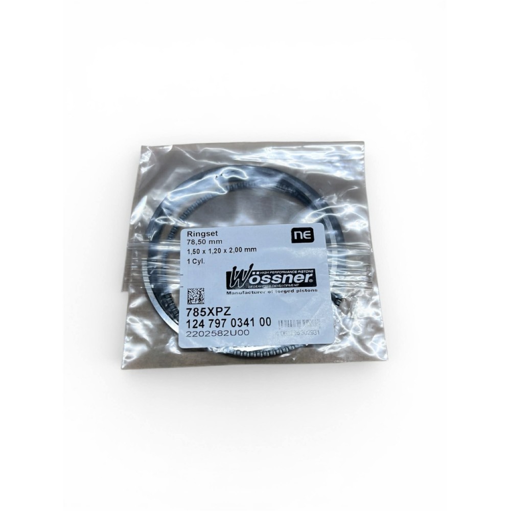 x1 jeu de segments wossner pour moteur TU5J4/TU5JP4 turbo ( pour 1 cylindre )