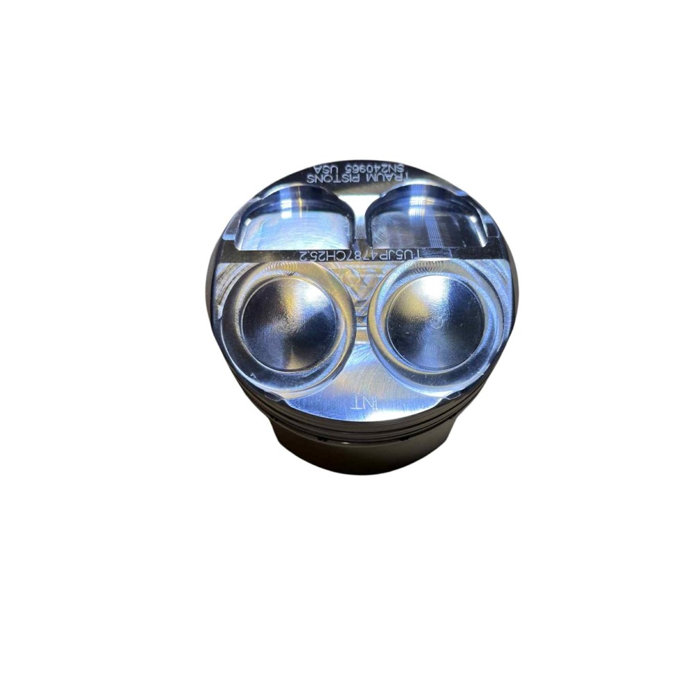 Jeu de pistons forgés traum tu5jp4 ( RV 12 ou 13 ) diam 78.70 mm axe 18.00 mm CH 25.20 mm pour bielle 140.80 mm