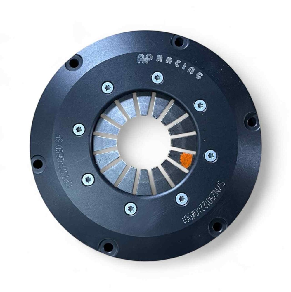Mécanisme d'embrayage bi disques circulaire orange ap racing 184 mm