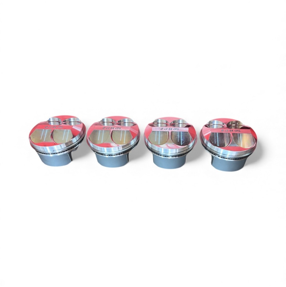 x4 pistons forgés sur mesure moteur f7r dôme megane maxi 84.00 mm CH 25.60 mm pour soupapes 35-31 mm